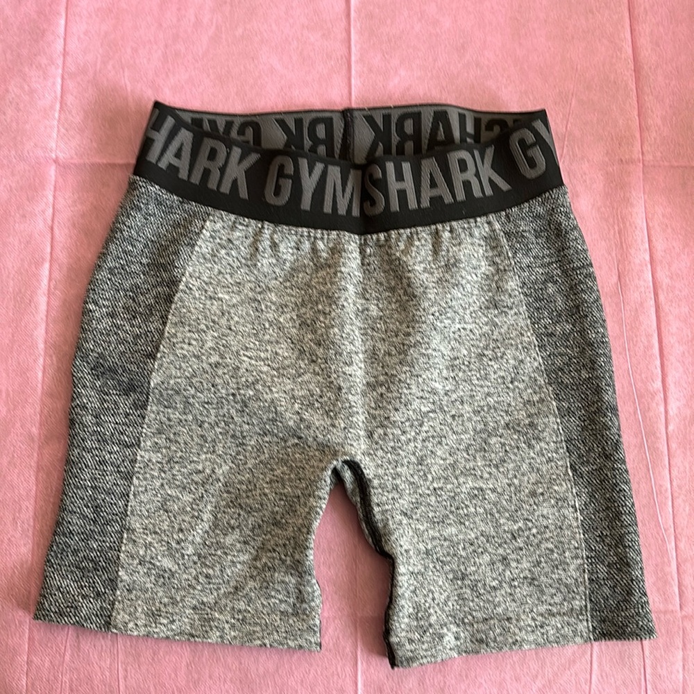 Gymshark black and grey biker shorts
